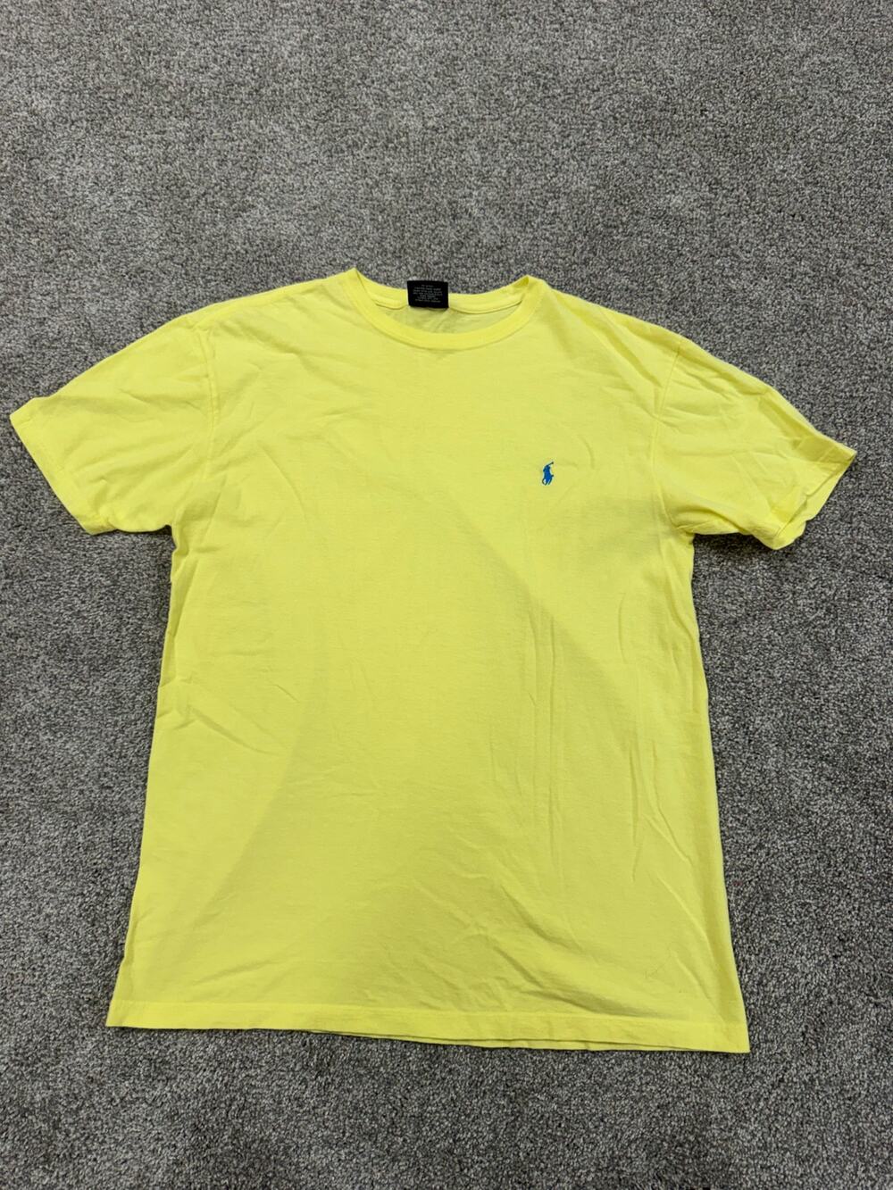 Polo by Ralph Lauren Men's Yellow Crew Neck T-Shirt